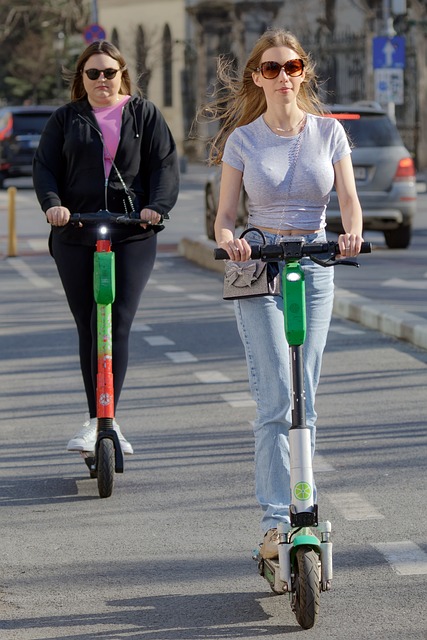 jazda na elektro kolobežke